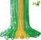24 PCS St. Patrick’s Day Necklace Set, 8 Green and 8 Gold Bead Necklaces and 8 Green Shamrock Bead Necklaces, St Patrick Accessory Set, Irish Carnival Dress Up Party Favor Supplies